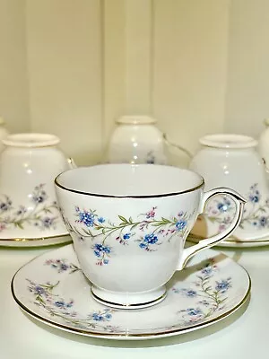 Buy Vintage Duchess China Tranquility Pattern 923 Set Of 6 Excellent Condition • 69.99£