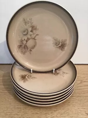 Buy Denby, Memories, Handcrafted Fine Stoneware, 6 Side Plates, 6.5” VGC • 18.99£