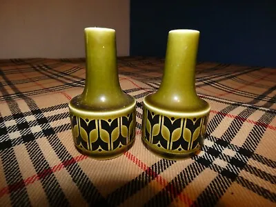 Buy Vintage Hornsea Pottery Salt And Pepper Set 1970's Retro Chic Made In England • 15£