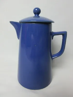 Buy Lovatts Langley Ware Blue Tea Or Coffee Pot With Heart Incised On Lid 1.5 Pint  • 11£
