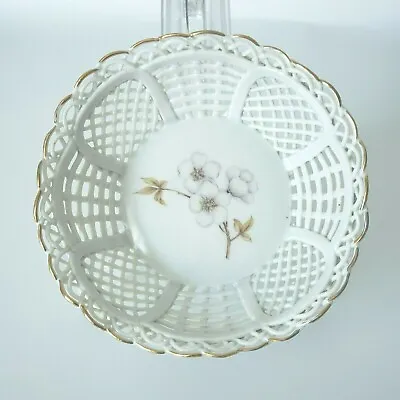 Buy Vintage Porcelain Bowls Trinket Dish Floral Pattern Romanian Handmade (Pick 2) • 16.81£