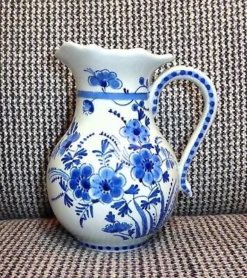 Buy !!!! Royal Delft De Porcelene Fles Beautiful Ceramic Pitcher Vase!!!!! • 25.75£