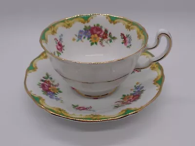 Buy Adderley Fine Bone China Floral Tea Cup And Saucer Set H436 England EXC • 33.31£