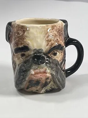 Buy Vintage L&S Miniature Hand Painted Dog Toby Mug Bulldog England • 33.13£