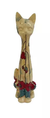 Buy Vintage 14  Old Tupton Ware Hand Painted Cream Cat Figurine Ceramic Decorative • 9.99£