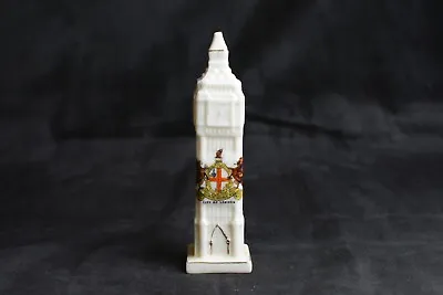 Buy ARCADIAN Crested China Model Of Big Ben City Of London Crest • 4.99£