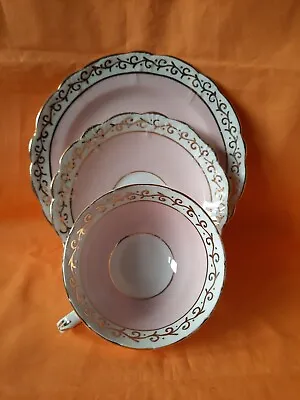 Buy Queen's China G W & S Ltd Rosina Trio Set Cup, Saucer, And Side Plate  • 3£