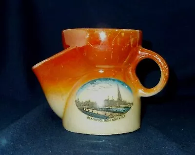 Buy Antique Bavarian Fine China Shaving Mug Blackpool From The North Pier Picture • 7.99£