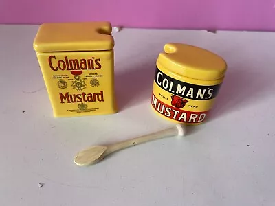 Buy Holkham Pottery Colmans Mustard Pots X 2 • 16.99£