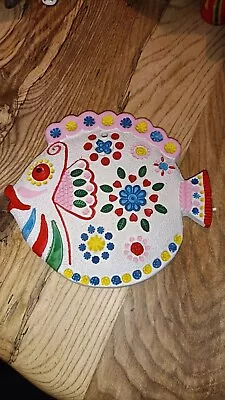 Buy Beautiful Colorful Decorative Pottery Clay Fish • 5£
