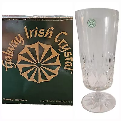 Buy Galway Irish Crystal 24% Lead Crystal Water Goblets Set Of  Glasses 1982 • 47.28£