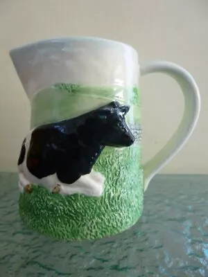 Buy Pottery Cow Jug Border Fine Arts James Herriot Country Kitchen Collection A5034 • 29.99£