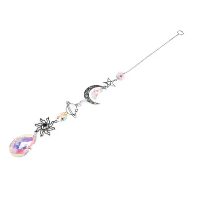 Buy  Crystal Suncatcher Stained Glass Window Hanging Home Decorations Household • 8.99£