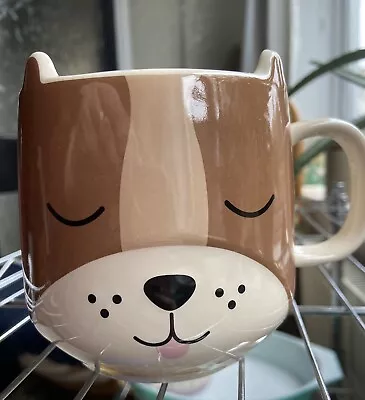 Buy Dog Shaped 3D Mug Large Coffee Tea Cup Cute Animal Kids Design Tesco VGC • 6.99£