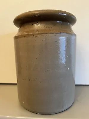 Buy Vintage Stoneware Pot, 20cms Tall, 15cms Opening, Cream/tan • 12£
