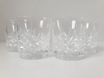 Buy 4 X Lovely Crystal Whiskey Tumbler Glasses High Quality Set • 24.99£