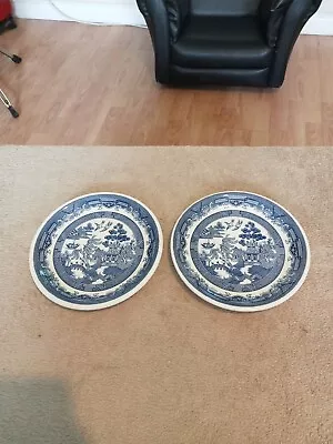 Buy Blue Willow Staffordshire Plates 6.5  • 10£