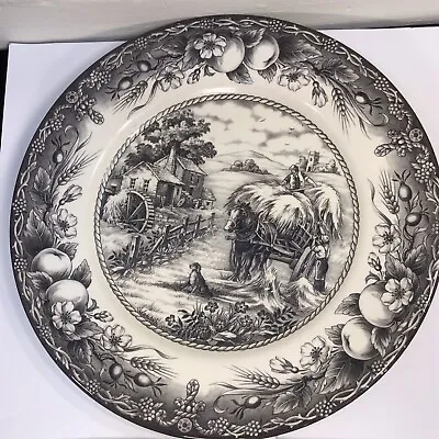 Buy Royal Stafford Hayride Black Dinner Plate 11” Fine Earthenware England. Excellnt • 28.50£