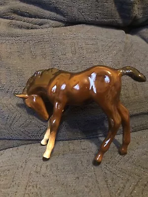 Buy Beswick Horse Small Brown Foal Good Condition  • 5£