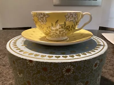 Buy Wedgwood Tea Garden Tea Cup & Saucer Set. NEW In Box - Lemon And Ginger Design  • 15£