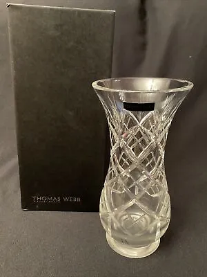 Buy Thomas Webb Crystal 10  Teardrop Vase ~ Original Box. • 24£