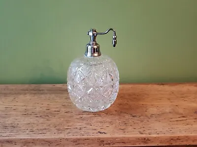 Buy Vintage Cut Glass Scent Bottle ~ 17cm • 4.99£