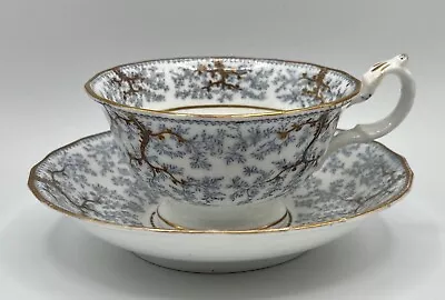 Buy Victorian Worcester  Fibre  Pattern Tea Cup & Saucer 1862. • 9.99£