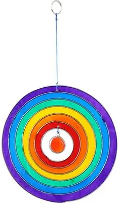Buy Suncatcher Rainbow Hanging Stained Glass Window Decoration Suncatcher • 8.99£