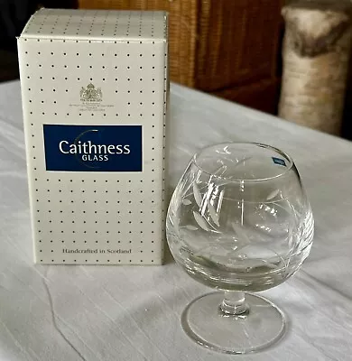 Buy Caithness Barley Pattern Brandy Glass Boxed • 6£