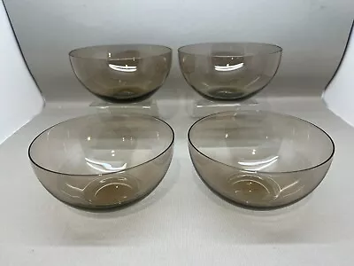 Buy 4 Orrefors Smoke Glass Small Bowls Simon Gate Liqueur C1923 (P-4224 306) • 24£