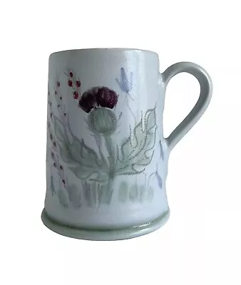 Buy Vintage Buchan Mug Hand Painted Stoneware Thistleware Portobello Scotland • 18.97£