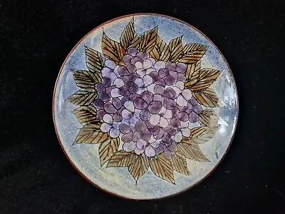 Buy Lovely Vintage Chelsea Pottery Earthenware Shallow Dish / Footed Bowl  Violets  • 10£