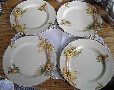 Buy Vintage Royal Staffordshire Honeyglaze 9  Plates England ~ Set Of 4 ~  • 8.50£