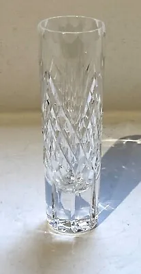 Buy Lead Crystal Cut Glass Spill Vase - 1970's/80's • 8£