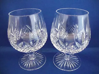 Buy 2 X Stuart Crystal Hamilton Cut Pattern Brandy Glasses Snifters - Signed • 19.95£