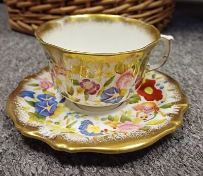 Buy Good Vintage Hammersley Queen Anne Bone China Cup And Saucer. • 12.90£