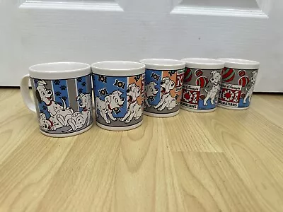 Buy 5 Mugs Ceramic 101 Dalmatians Disney Staffordshire Tableware • 20£