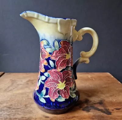 Buy Vintage Old Tupton Ware Large Decorative Jug Vase Lily Floral Pattern • 30£