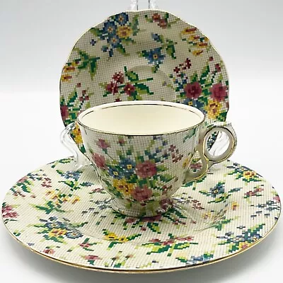 Buy Vintage Royal Winton England Chintzware Queen Anne Large Cup Saucer And Plate • 28.45£