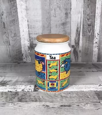 Buy Dunoon Pottery Funky Farmyard Ceramic Stoneware Tea Caddy Storage Jar Made In UK • 9.95£