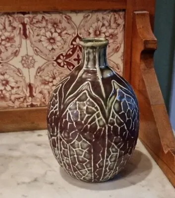 Buy Royal Doulton Lambeth Art Nouveau Gourd Vase - Francis Pope - C.1912 • 175£