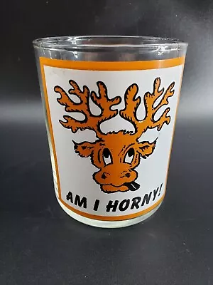 Buy Am I Horny Deer Highball Glass 12oz • 22.18£