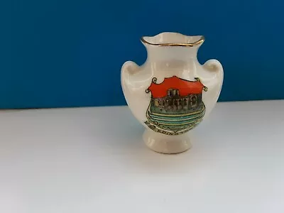 Buy Vintage Crested China Vase - Arms Of Edington, Wiltshire • 3.99£