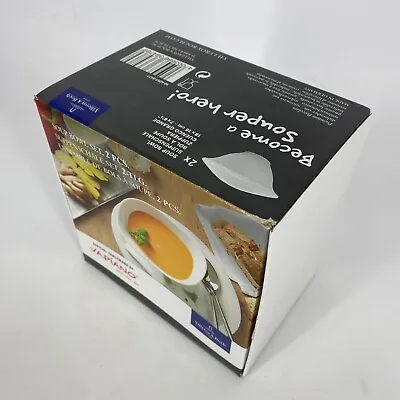 Buy Villeroy & Boch Vapiano - Soup Bowl 2-piece Set: Premium White Porcelain Uk • 14.89£