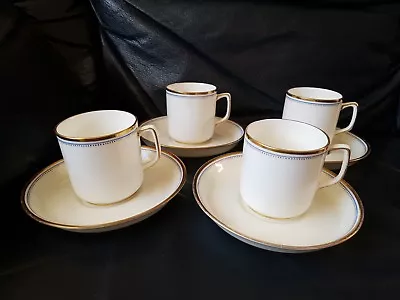 Buy Set Of 4 Small Cups And Saucers Cauldon Ltd Brown Westhead Moore & Co. • 14.99£