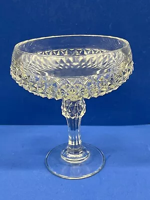 Buy Vintage Cut Glass Crystal  7  Pedestal Bowl Compote Dish • 32.26£