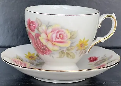Buy Queen Anne Bone China Cup And Saucer Patt No 8517 Made In England F674 • 11.12£