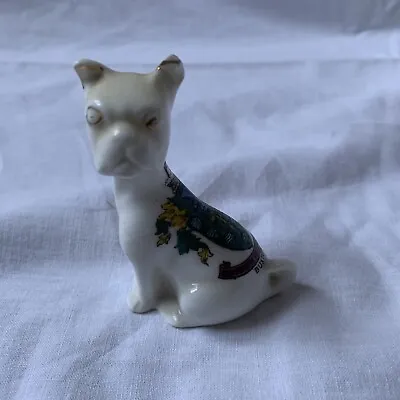 Buy Crested China Boxer Dog With Buxton Crest • 9.99£