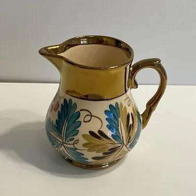 Buy Vintage Wade England Fall Harvest Ware Copper Luster Cream Pitcher Grape Leaves • 11.36£