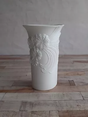 Buy Vintage AK Kaiser Germany White Bisque Floral Vase • 20£